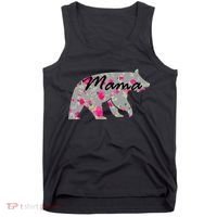 Cute Mama Bear Flowers Tank Top thumb 0