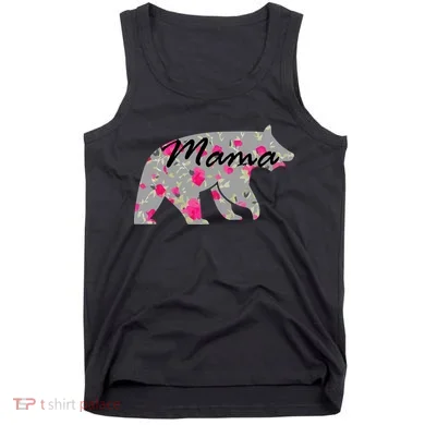 Cute Mama Bear Flowers Tank Top