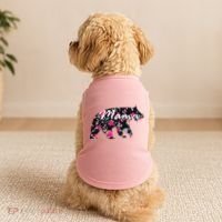 Cute Mama Bear Flowers Doggie Tank thumb 2