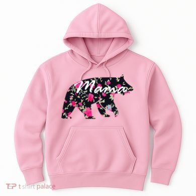 Cute Mama Bear Flowers Hoodie