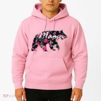 Cute Mama Bear Flowers Hoodie thumb 2