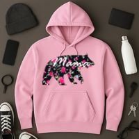 Cute Mama Bear Flowers Hoodie thumb 3