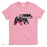 Cute Mama Bear Flowers T-Shirt thumb 0