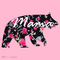Cute Mama Bear Flowers Coaster thumb 2