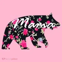 Cute Mama Bear Flowers Women's T-Shirt thumb 6