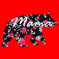 Cute Mama Bear Flowers Santa Hat thumb 1