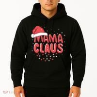 Cute Mama Claus Christmas Lights Hoodie thumb 2