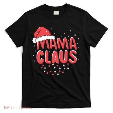 Cute Mama Claus Christmas Lights T-Shirt