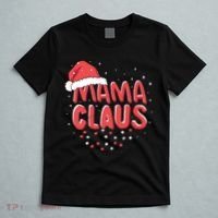 Cute Mama Claus Christmas Lights T-Shirt thumb 5