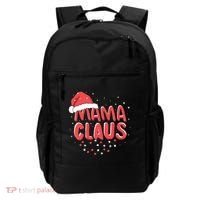 Cute Mama Claus Christmas Lights Backpack thumb 0