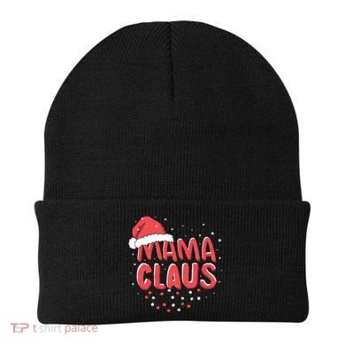 Cute Mama Claus Christmas Lights Beanie