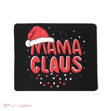 Cute Mama Claus Christmas Lights Mousepad