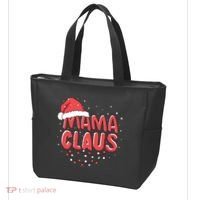 Cute Mama Claus Christmas Lights Tote Bag thumb 3