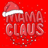 Cute Mama Claus Christmas Lights Santa Hat thumb 1