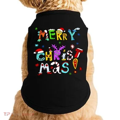 Cute Merry Christmas Doggie Tank
