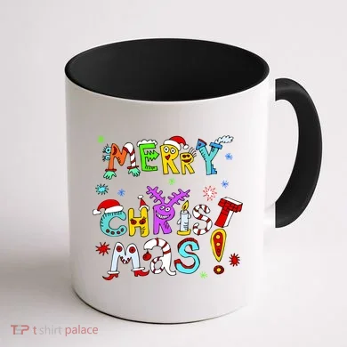 Cute Merry Christmas Coffee Mug back