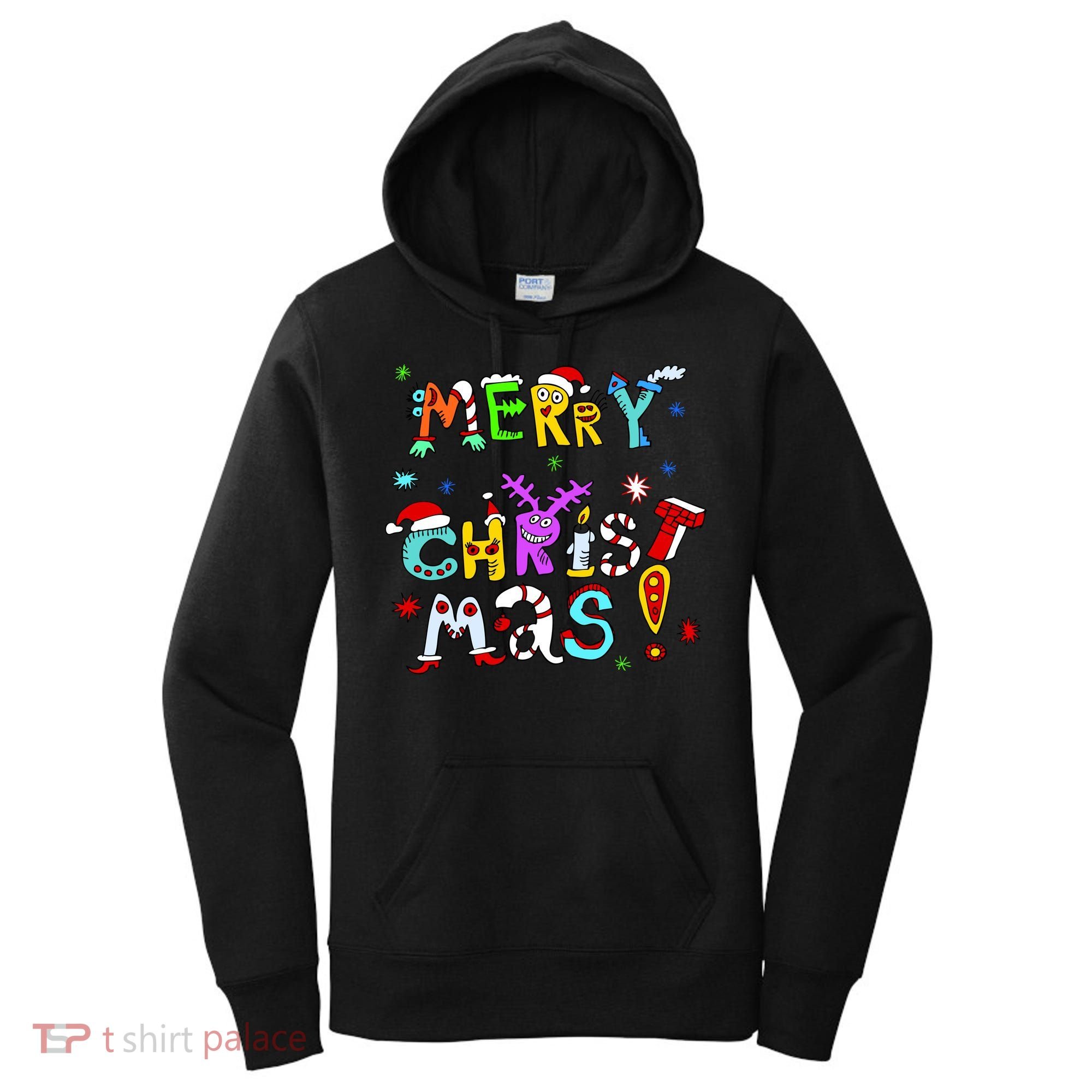 Cute Merry Christmas Women's Hoodie
