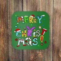 Cute Merry Christmas Coaster thumb 0