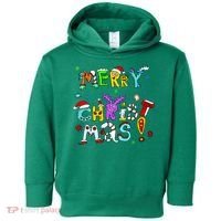 Cute Merry Christmas Toddler Hoodie thumb 0