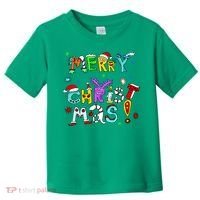 Cute Merry Christmas Toddler T-Shirt thumb 0
