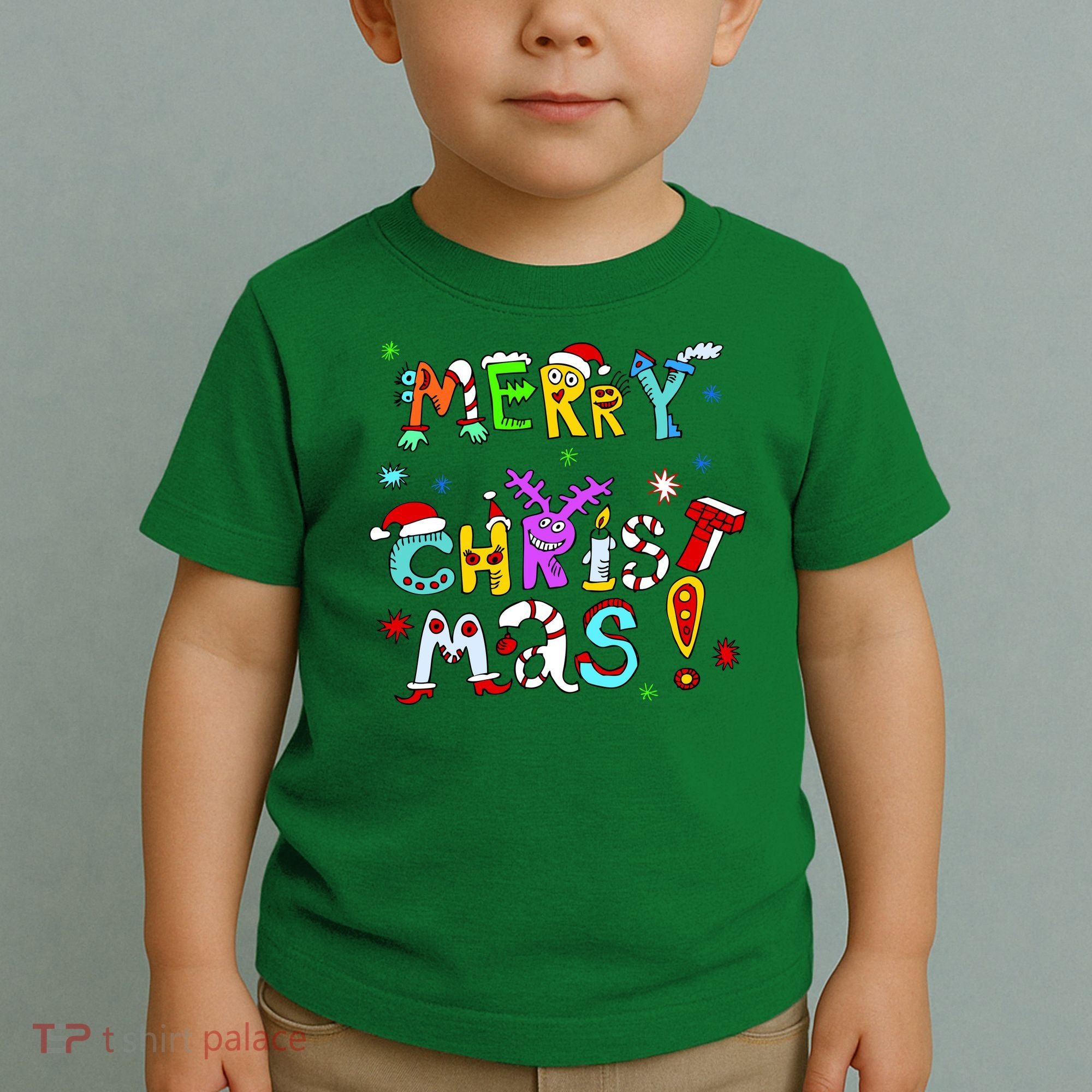 Cute Merry Christmas Toddler T-Shirt