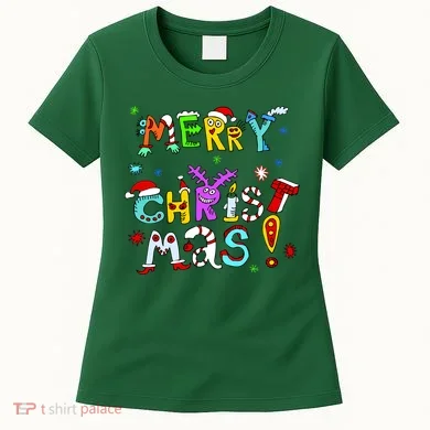 Cute Merry Christmas Women's T-Shirt