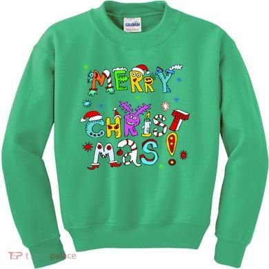 Cute Merry Christmas Kids Sweatshirt