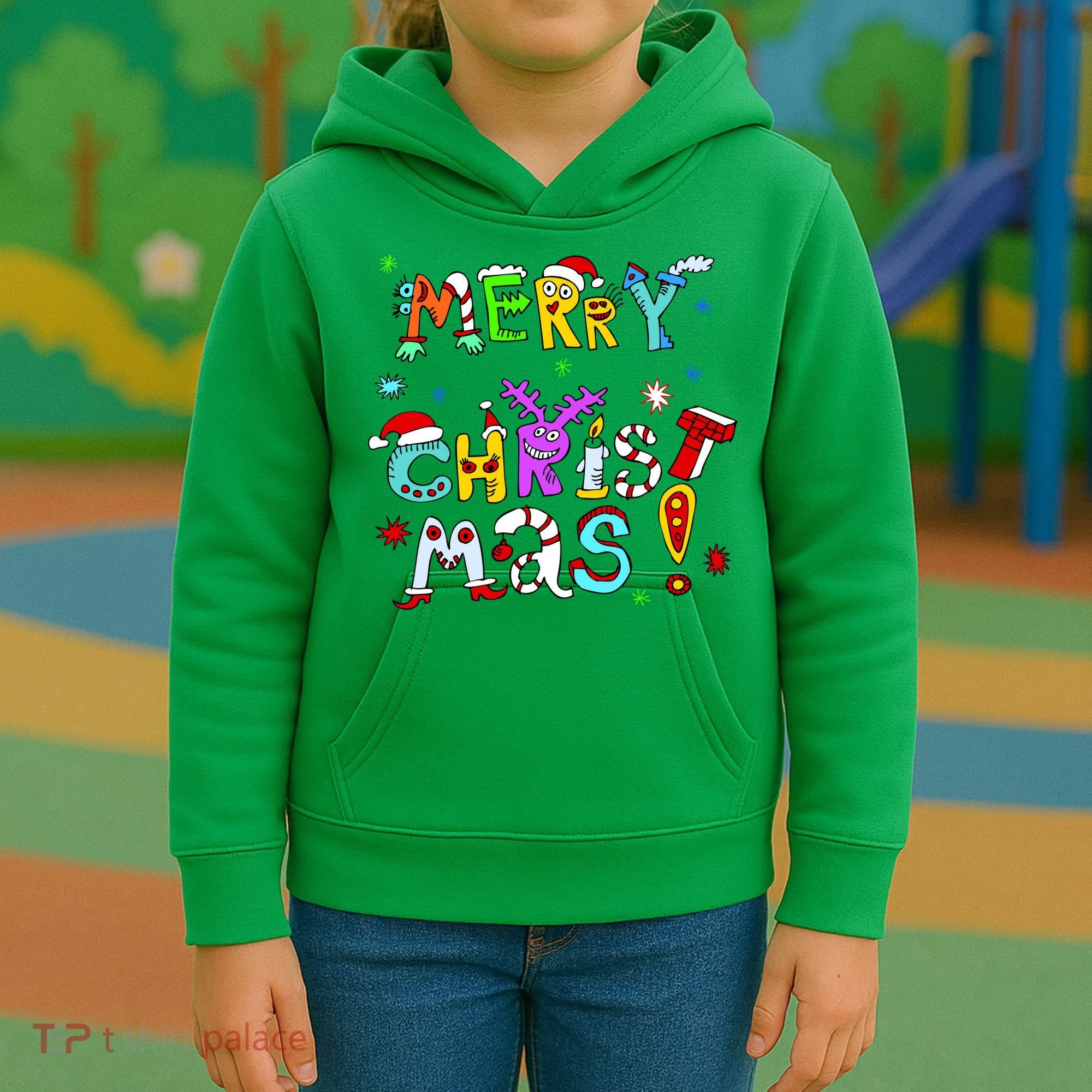 Cute Merry Christmas Kids Hoodie
