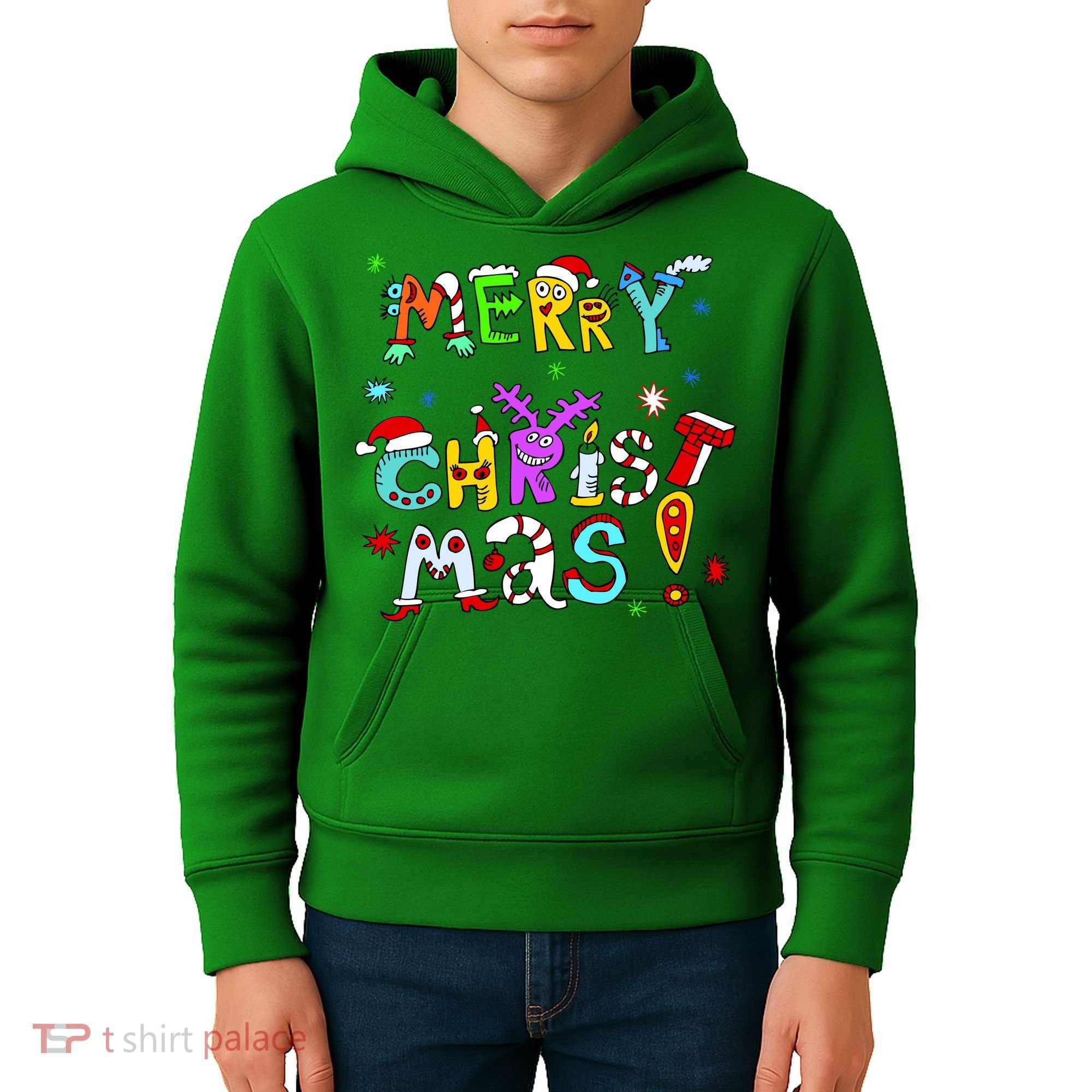 Cute Merry Christmas Kids Hoodie