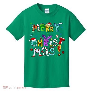 Cute Merry Christmas Kids T-Shirt