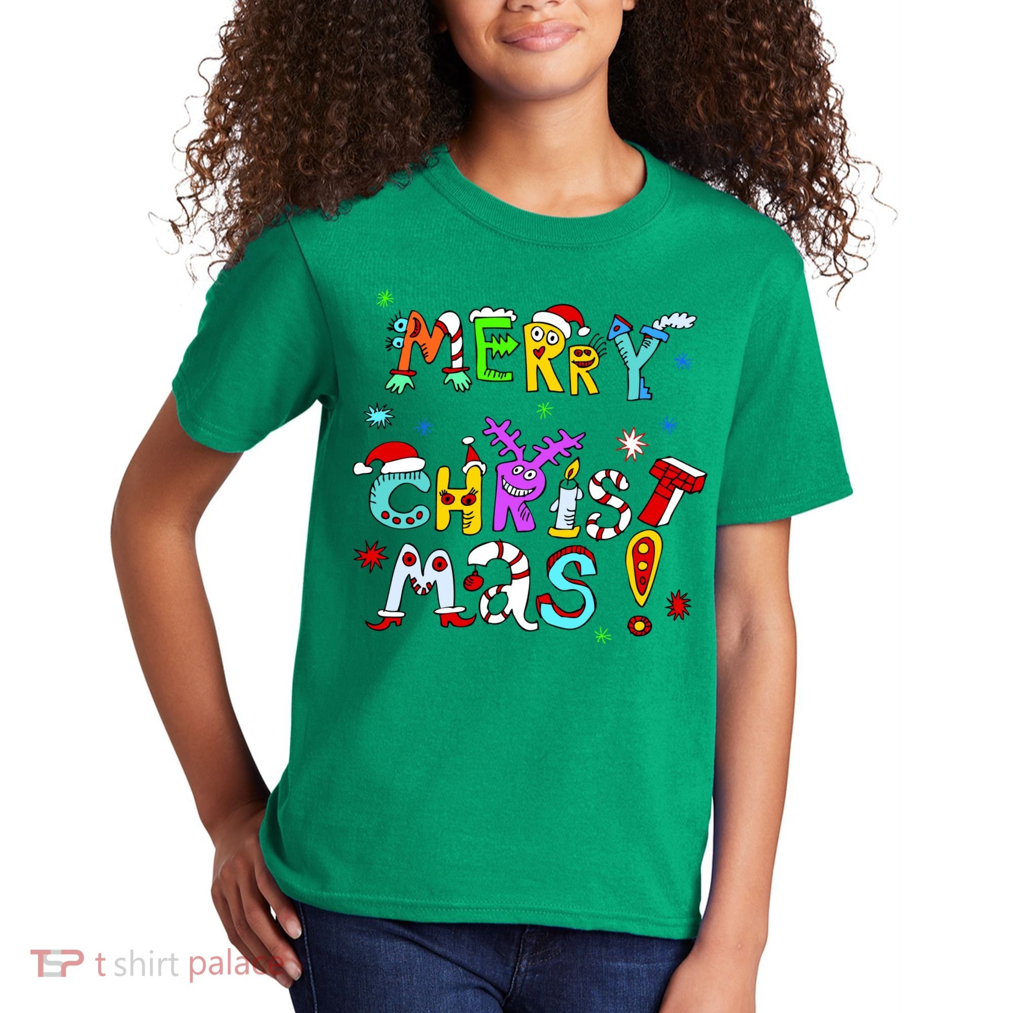 Cute Merry Christmas Kids T-Shirt