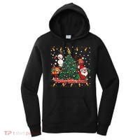 Cute Merry Christmas Graphic Collage Women's Hoodie thumb 0