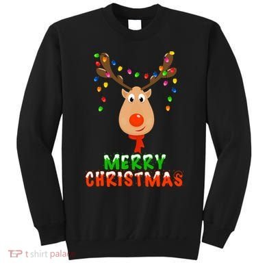 Cute Merry Christmas Reindeer Sweatshirt
