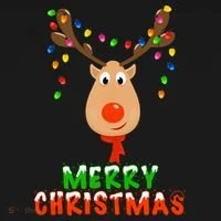 Cute Merry Christmas Reindeer Sweatshirt thumb 3