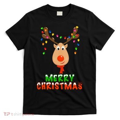 Cute Merry Christmas Reindeer T-Shirt