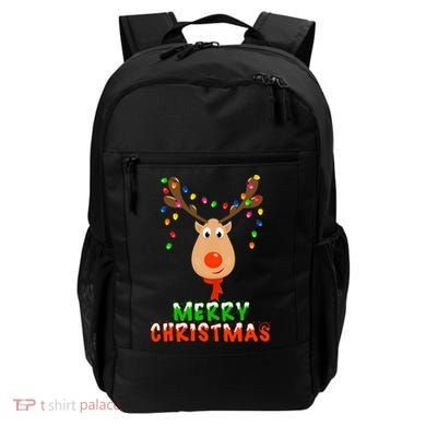 Cute Merry Christmas Reindeer Backpack
