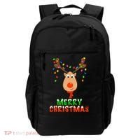 Cute Merry Christmas Reindeer Backpack thumb 0