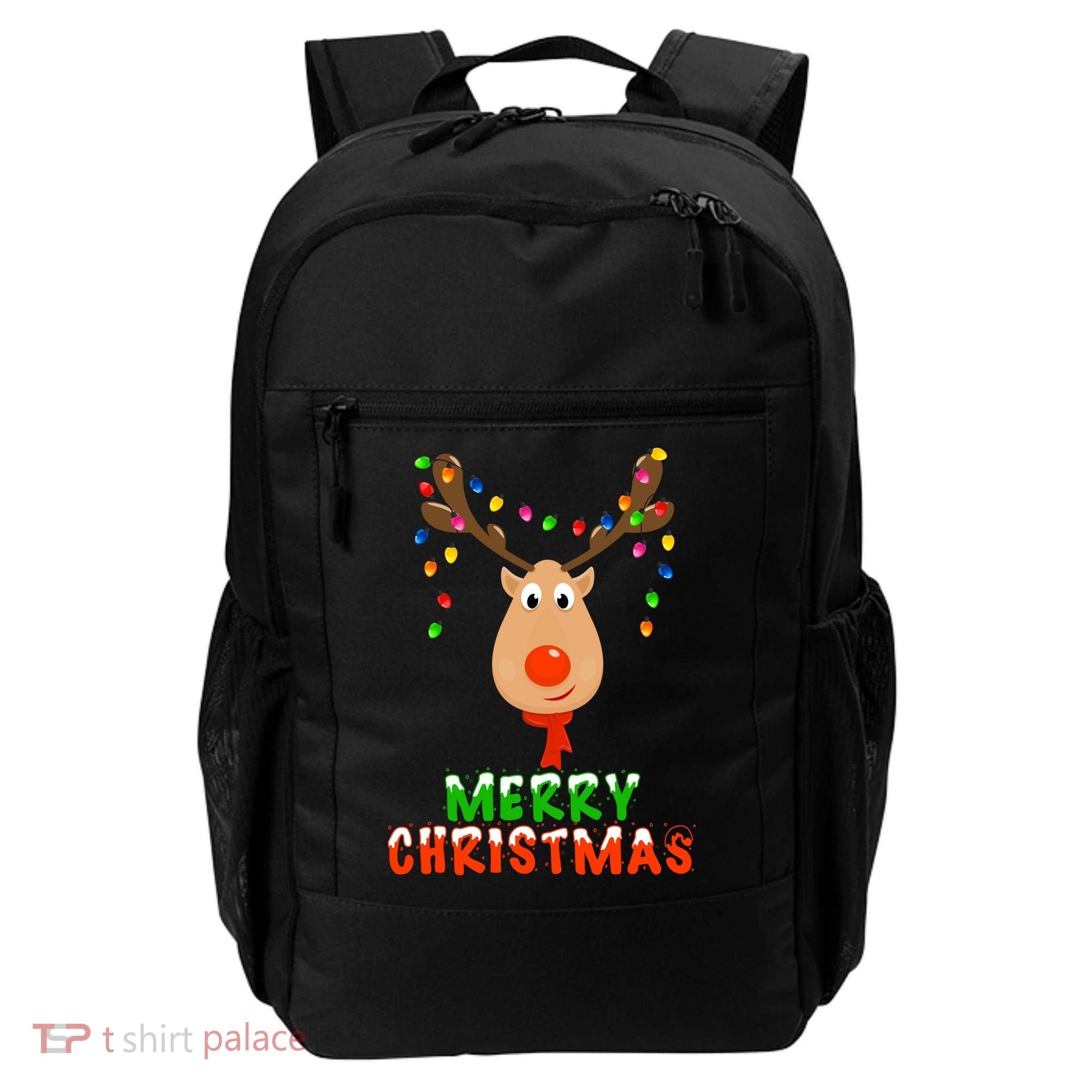 Cute Merry Christmas Reindeer Backpack