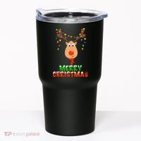 Cute Merry Christmas Reindeer Tumbler thumb 0