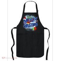 Cute Merry Christmas Word Decoration Apron thumb 0