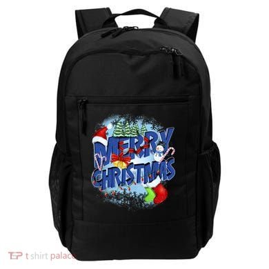 Cute Merry Christmas Word Decoration Backpack