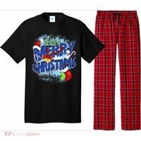 Cute Merry Christmas Word Decoration Pajama Set thumb 0