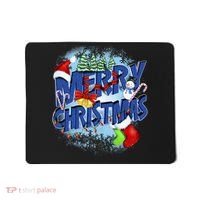 Cute Merry Christmas Word Decoration Mousepad thumb 0
