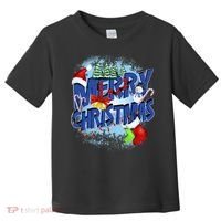Cute Merry Christmas Word Decoration Toddler T-Shirt thumb 0