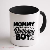 Cute Mommy Of The Birthday Boy  Coffee Mug thumb 1