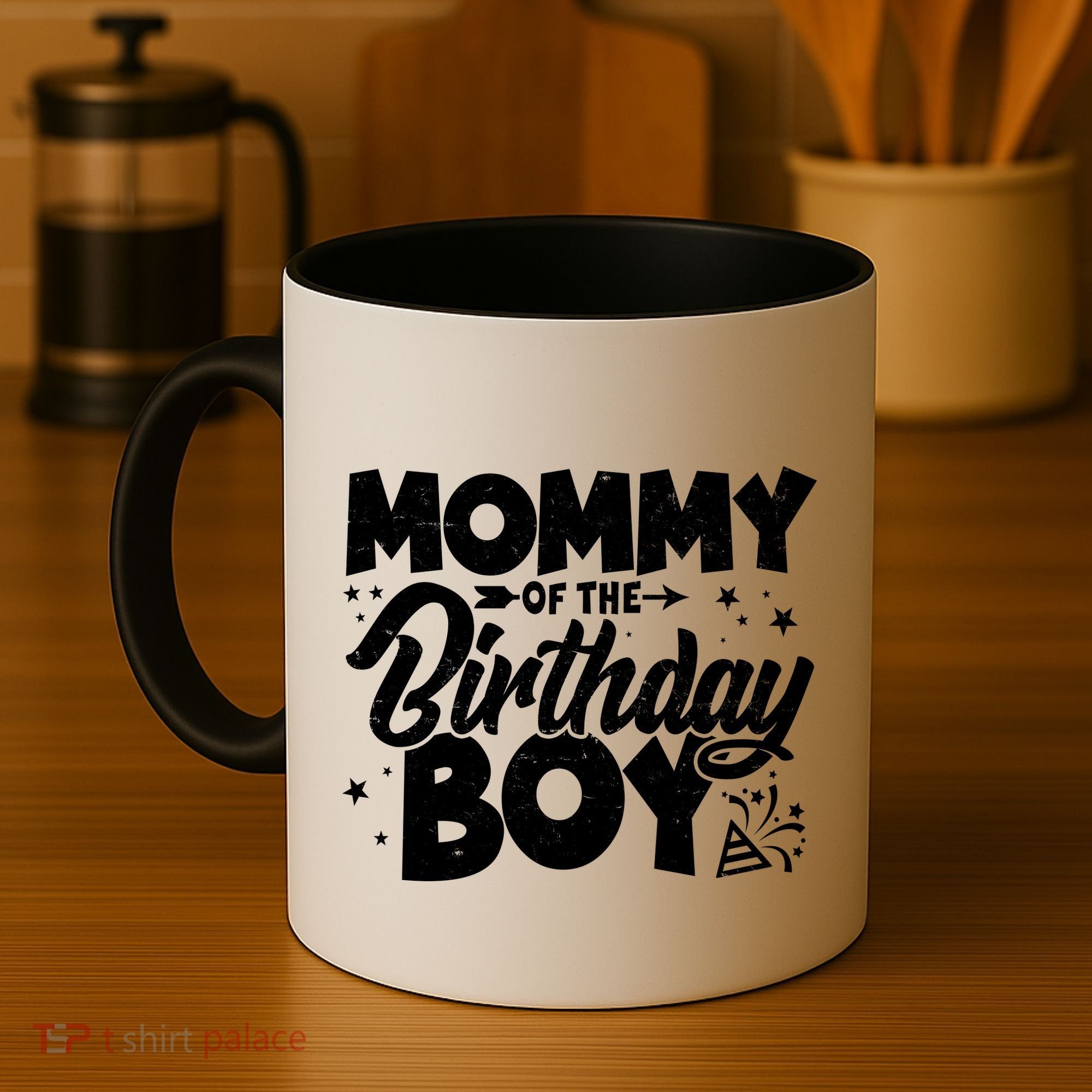 Cute Mommy Of The Birthday Boy  Coffee Mug