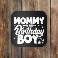 Cute Mommy Of The Birthday Boy  Coaster thumb 0