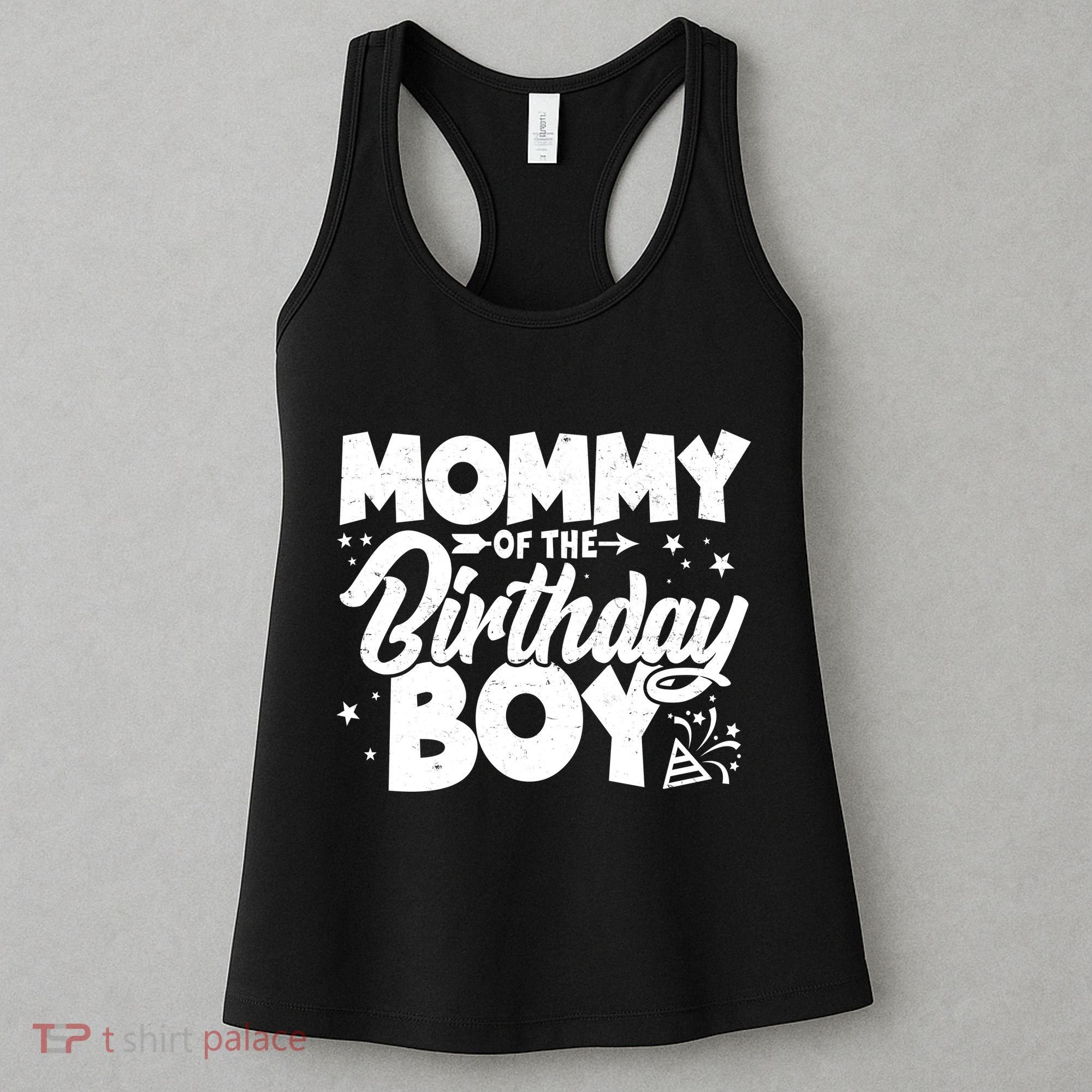 Cute Mommy Of The Birthday Boy  Women's Tank Top