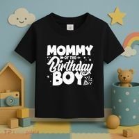 Cute Mommy Of The Birthday Boy  Toddler T-Shirt thumb 3