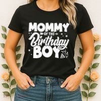 Cute Mommy Of The Birthday Boy  Women's T-Shirt thumb 2